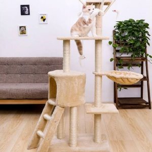 [아솔플러스] 펫파마 대형 3층 캣타워 고급형 고양이타워 놀이터 스크래처
